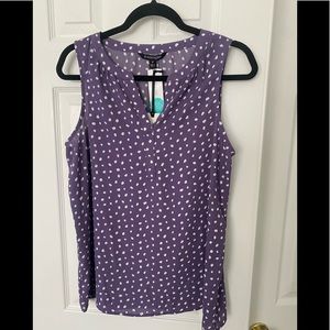 41Hawthorne Purple sleeveless top size medium